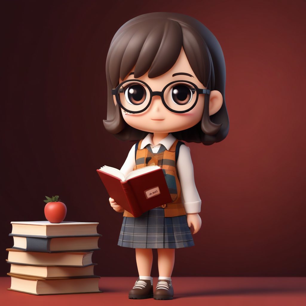 📚日系学院风Q版：文艺少女的复古造型！头像自取🤫