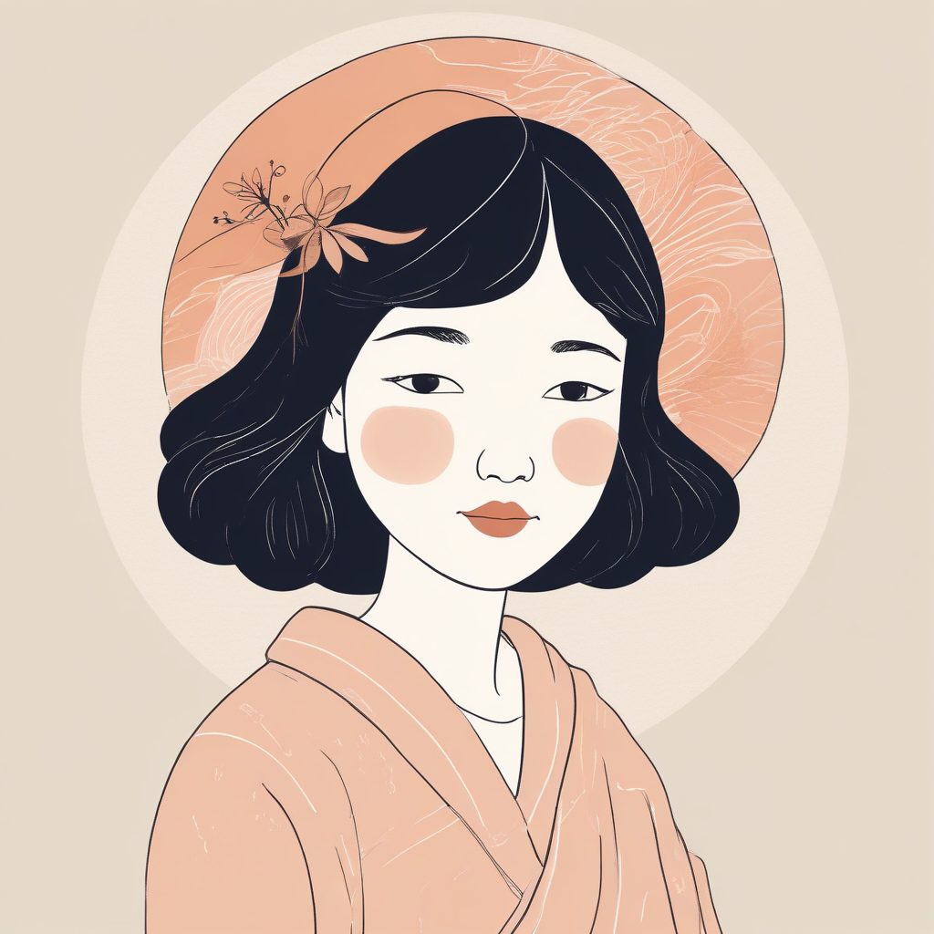 🔥日系杂志风极简速写插画肖像 | Hand drawn 极致美学设计