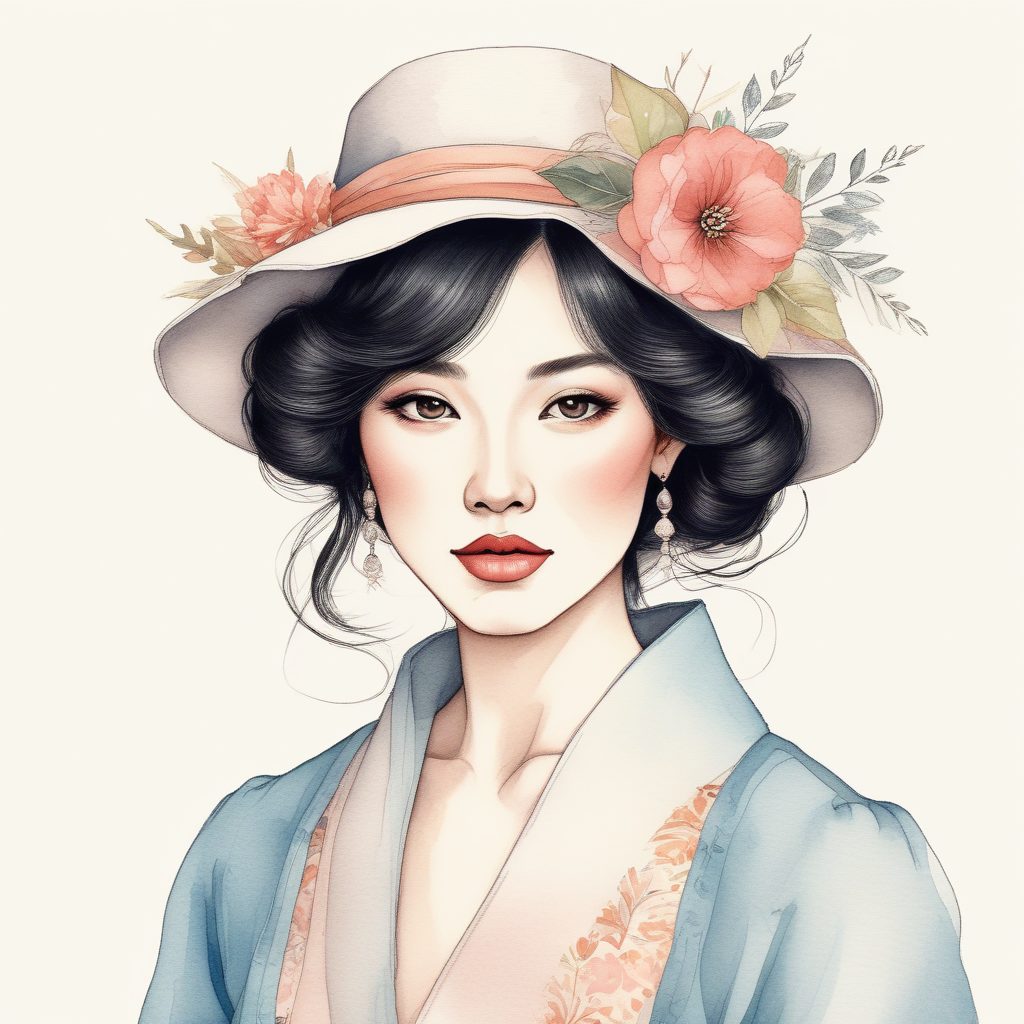 📒日系杂志风极简速写! 氛围感时尚插画肖像, 轻松拿捏!