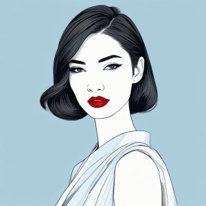 📚日系杂志速写：极简时尚女孩肖像，通勤必备灵感源！