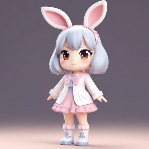 🐰软萌爆击！超可爱Q版兔耳娘盲盒设计！