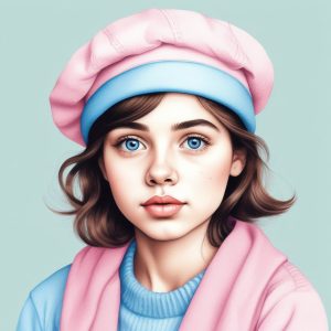 🍧软萌到心化！奶油粉蓝系少女肖像🎨一键get治愈系头像