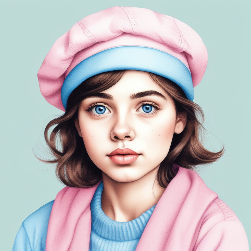 🍧软萌到心化！奶油粉蓝系少女肖像🎨一键get治愈系头像