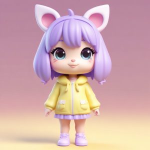 💖软萌兽耳娘二代！Q版猫耳/兔耳盲盒双子星系列！