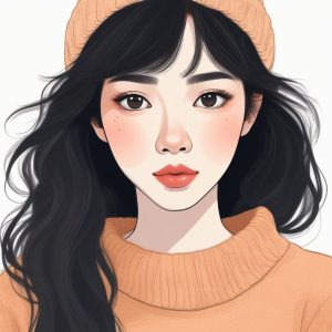 ☁️ 软萌系日系少女肖像！治愈感拉满的彩铅手绘插画分享！