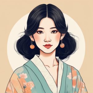 ✨软萌治愈系：日系少女的彩色铅笔肖像，童趣又高级！