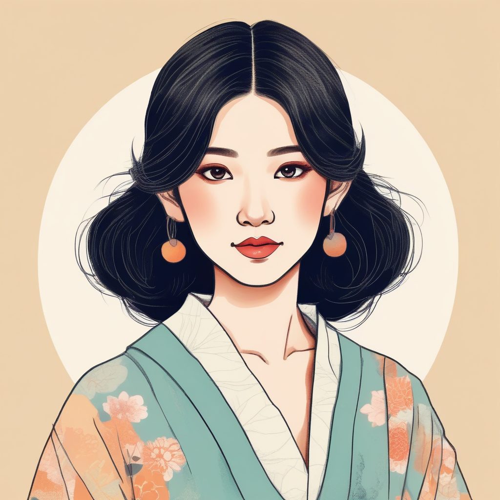 ✨软萌治愈系：日系少女的彩色铅笔肖像，童趣又高级！