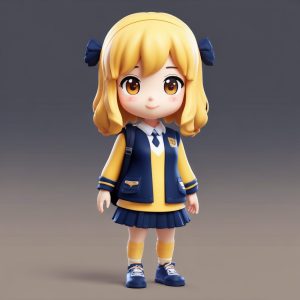 🎒软粘土JK制服Q版：治愈系学院风头像生成秘籍！