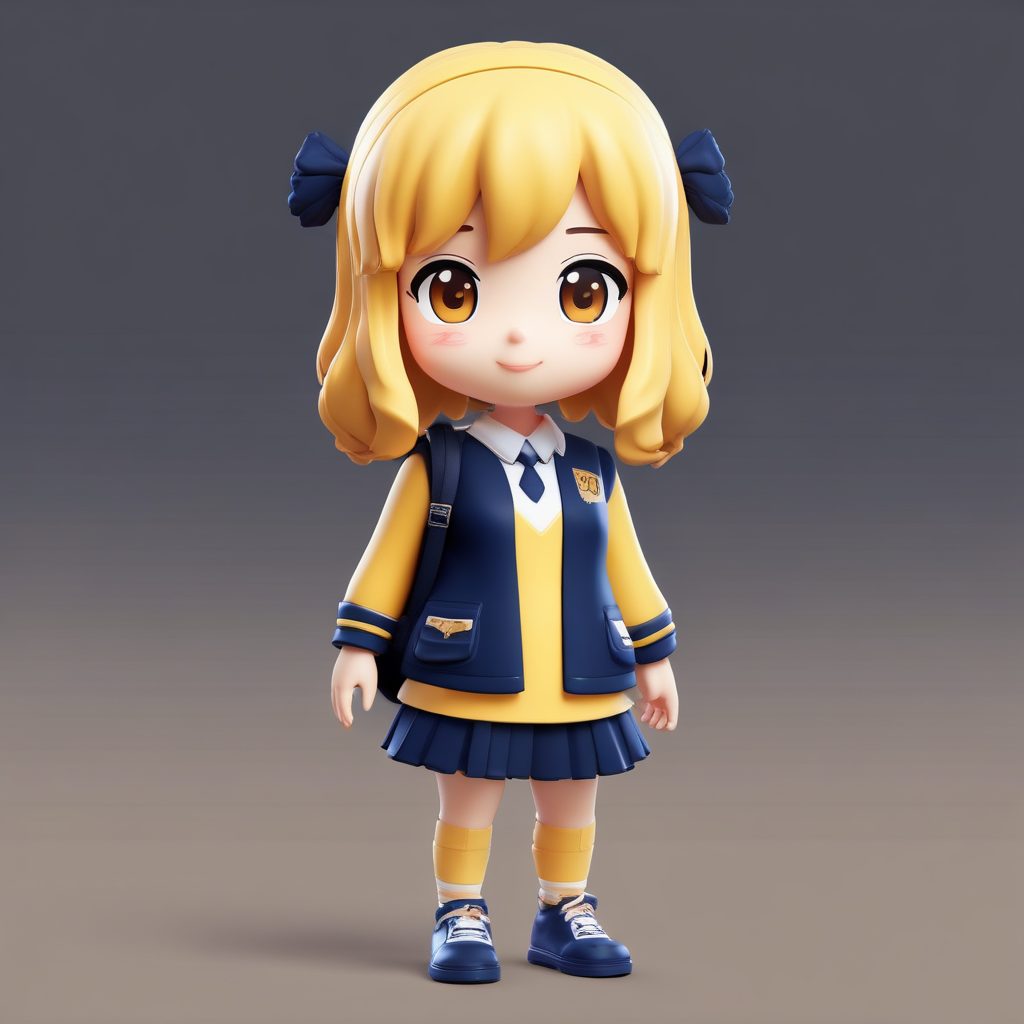 🎒软粘土JK制服Q版：治愈系学院风头像生成秘籍！