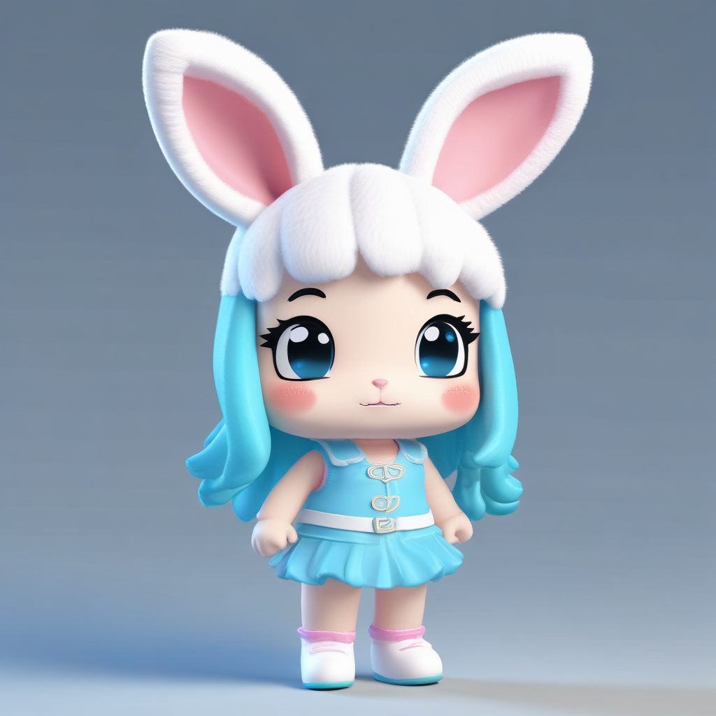 🐰软糯天花板！Q版兔耳娘盲盒，奶油棉花糖质感超治愈！