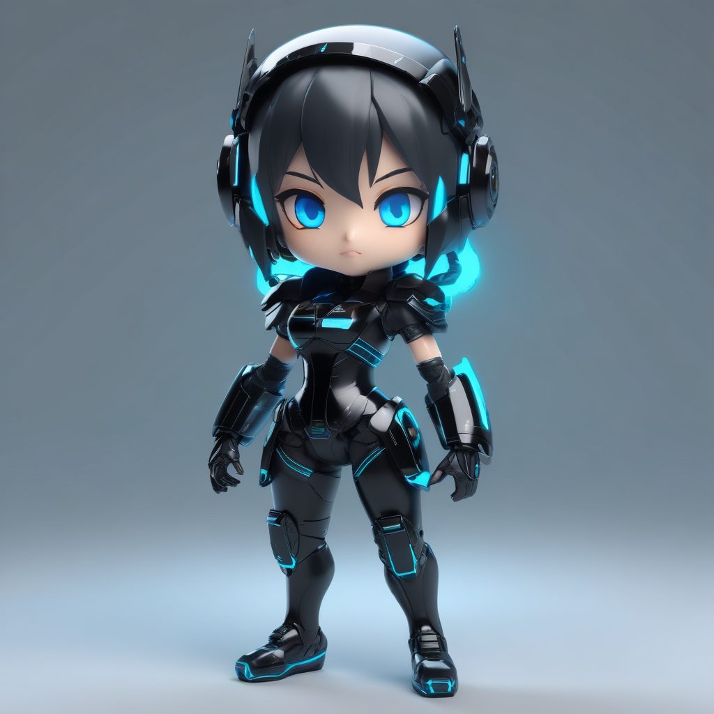 ⚡️ 赛博核心机能风Q版：科技感十足的盲盒公仔！💻