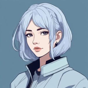 💻 赛博朋克极简风挑战 | 未来感机能少女，低饱和度的另类美！