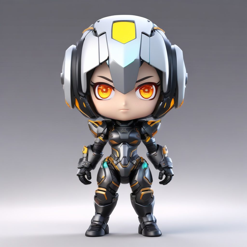 🤖赛博少女Q版：电竞机械娘盲盒！酷飒机能风拉满！