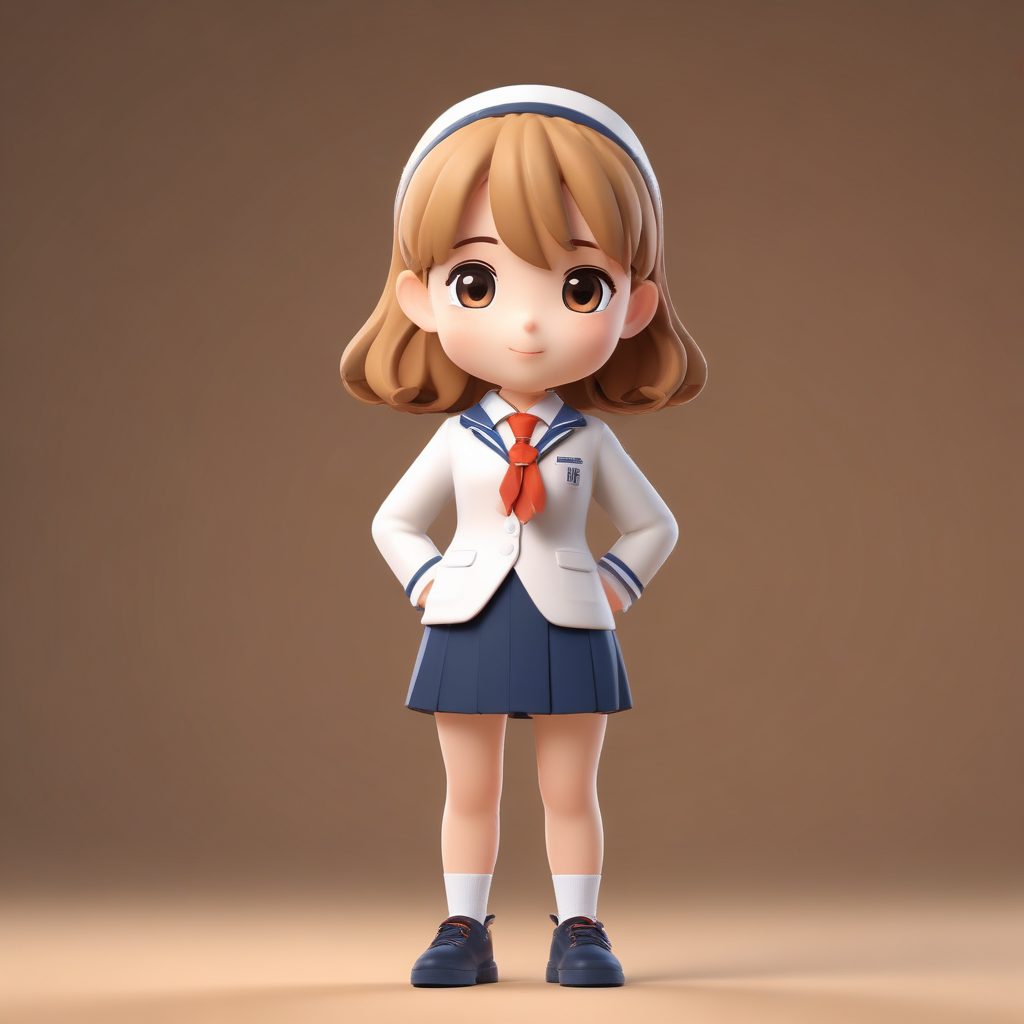 🔥JK制服Q版粘土风手办全身像，最适合做头像！