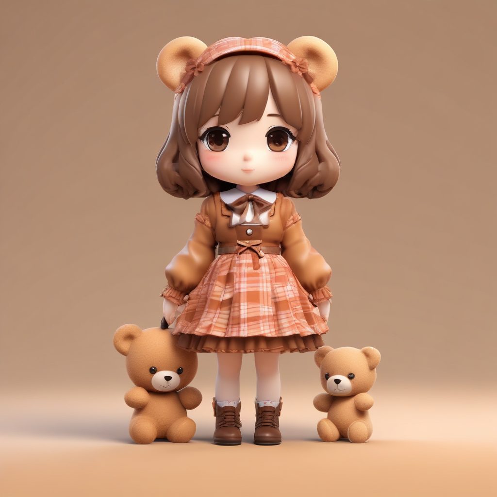 🐻软萌小熊Lo娘：抱着巨型泰迪熊，治愈感MAX！