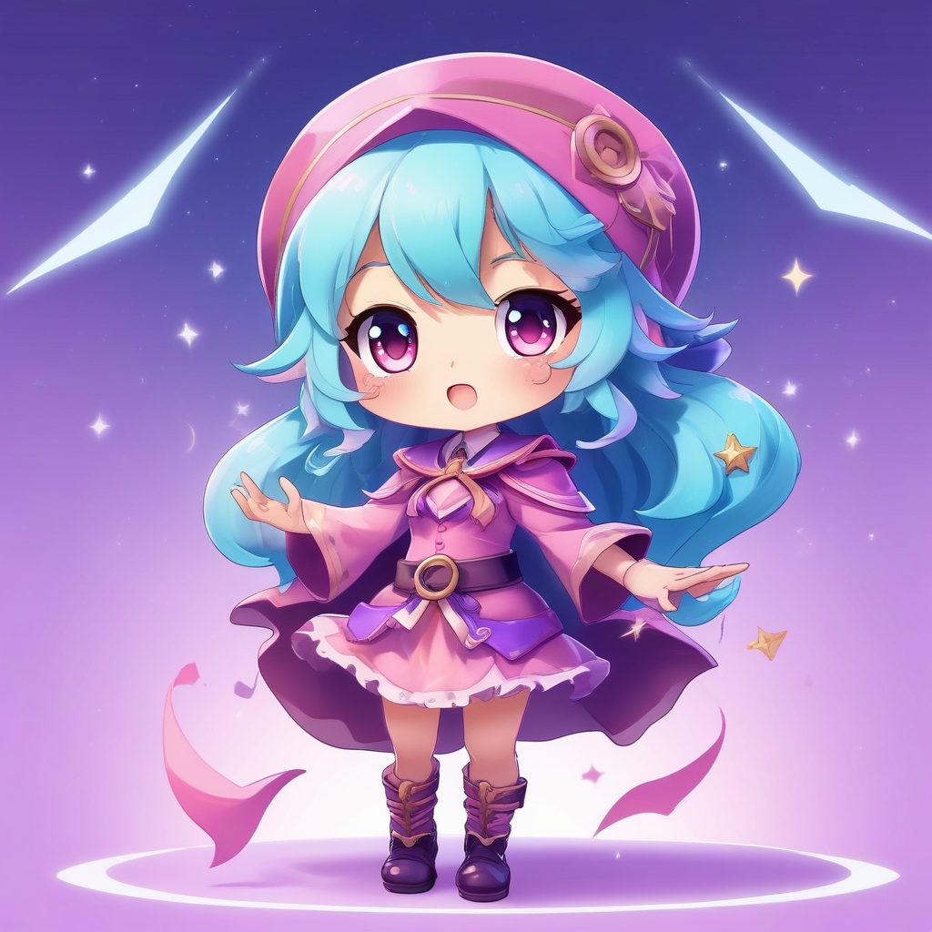 🔮小魔女上线！Q版魔法少女变身动态提示词，一键拥有萌系魔法！🌙