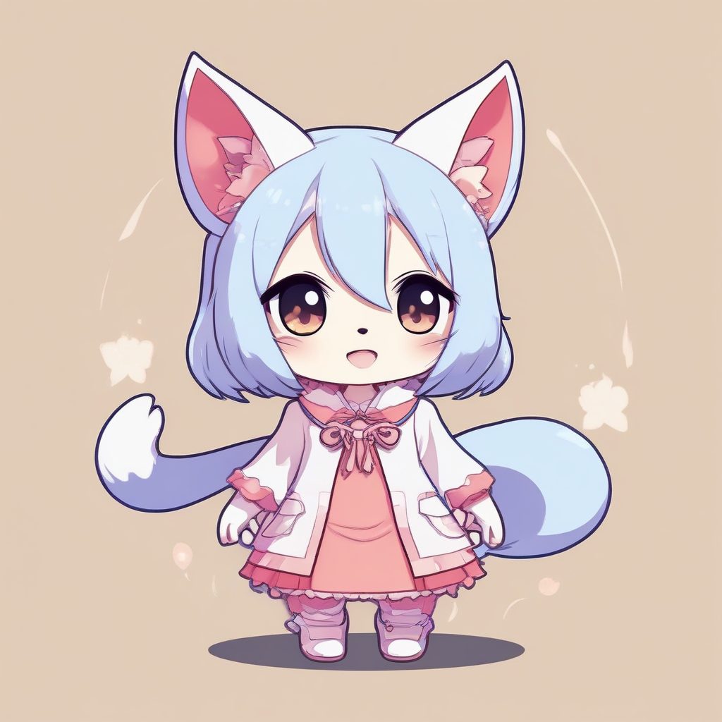 🐾毛茸茸兽耳娘驾到！Q版可爱暴击，最软萌头像提示词公开！🐱