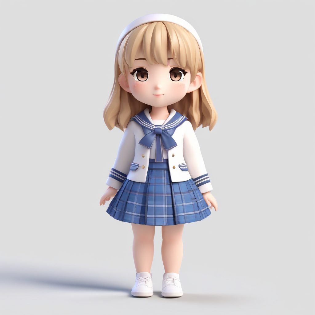 📚 校园甜心！日系JK制服Q版盲盒，全身站立，青春感爆棚！