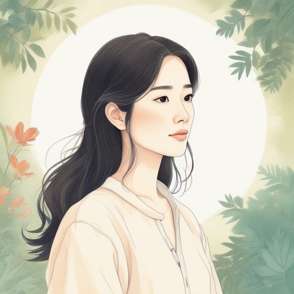 💫宫崎骏治愈系！日系淡彩风格的极简手绘头像