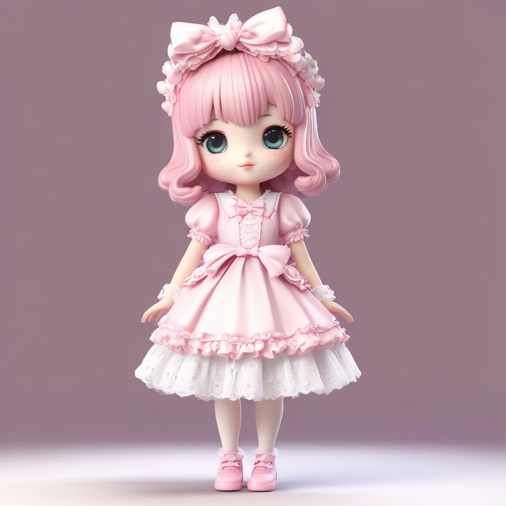 🎀 甜系洛丽塔盲盒！复古蕾丝与粘土的完美结合，公主风Q版！