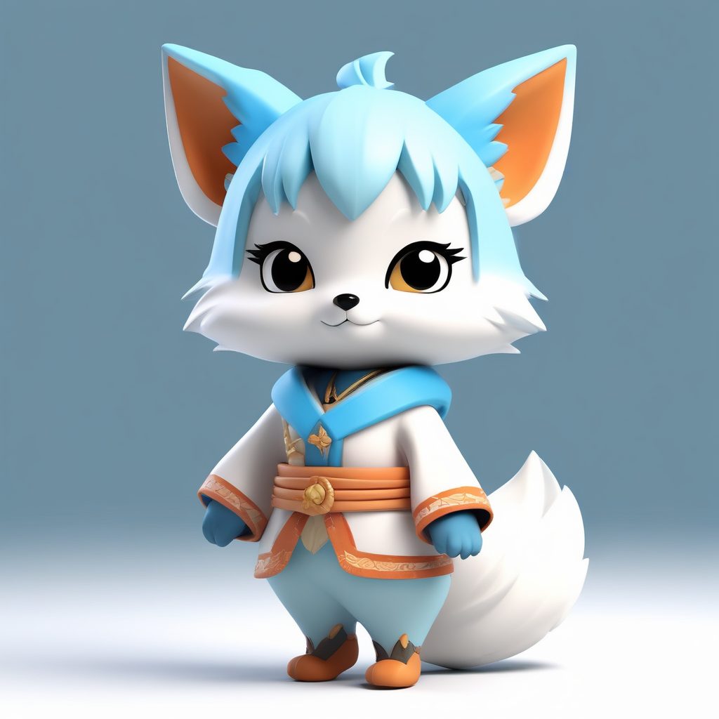 🦊 软糯兽耳娘暴击！日系和风Q版狐狸妹妹，治愈系头像必备！