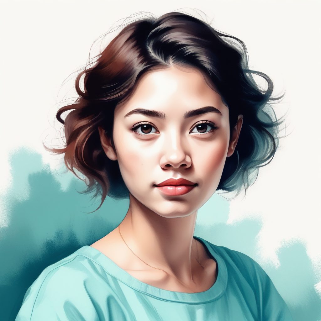 💧水彩晕染清新风！日系治愈系女生头像生成器