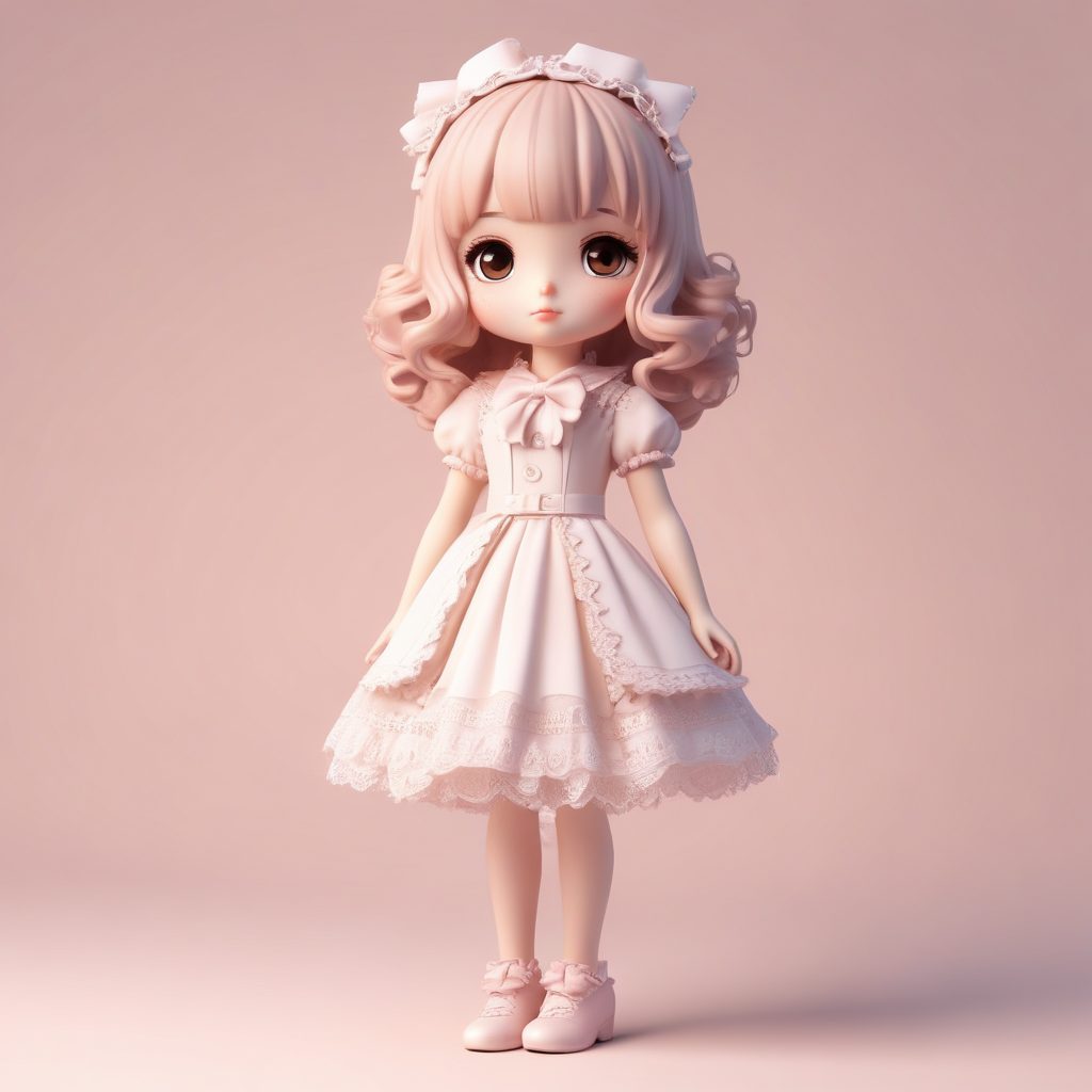 🎀 甜心洛丽塔！梦幻芭比粉Q版盲盒提示词 | 一键生成专属头像