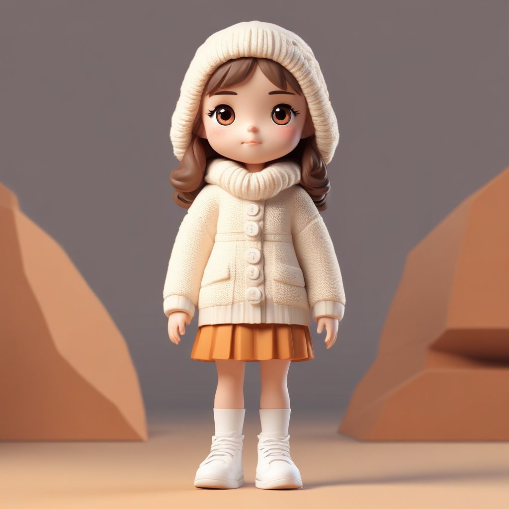 🍂美拉德复古风Q版：秋冬氛围感穿搭盲盒！奶油系暖色调！🔥