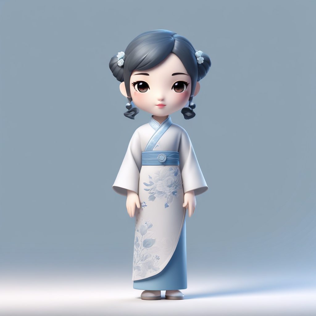 🌊 江南烟雨旗袍Q版：温婉水墨风，新中式复古头像！