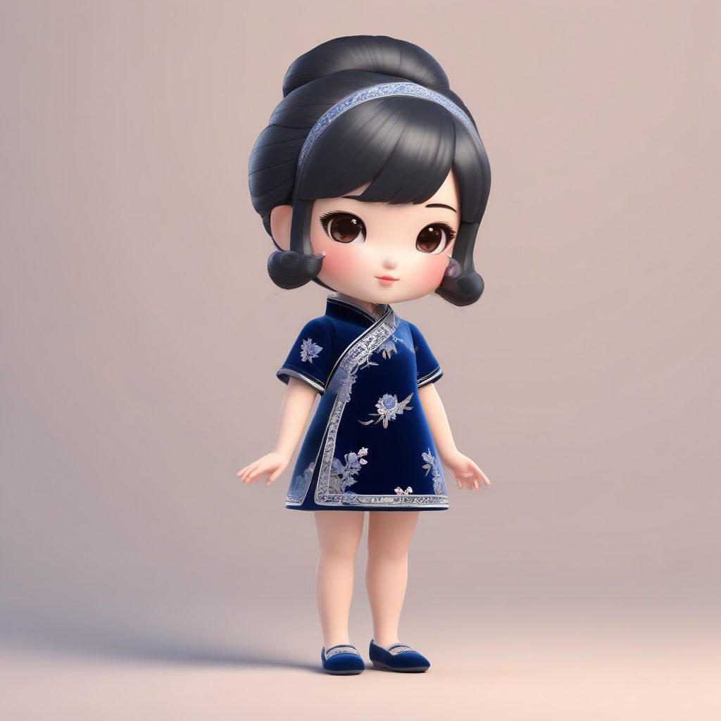 🧵海派旗袍Q版 | 复古丝绒质感头像制作秘籍！🌹