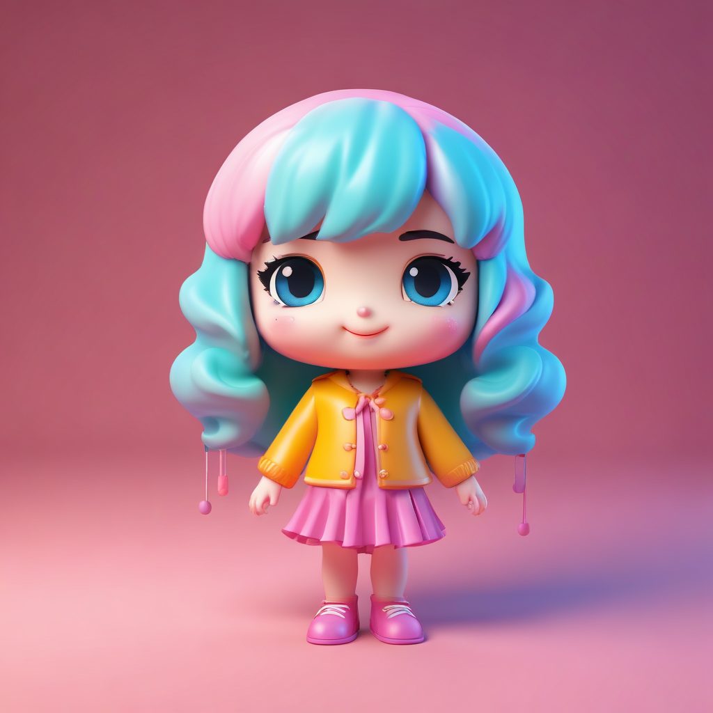 🍭糖果系Q版：高饱和度多巴胺配色！治愈系全身像🍬