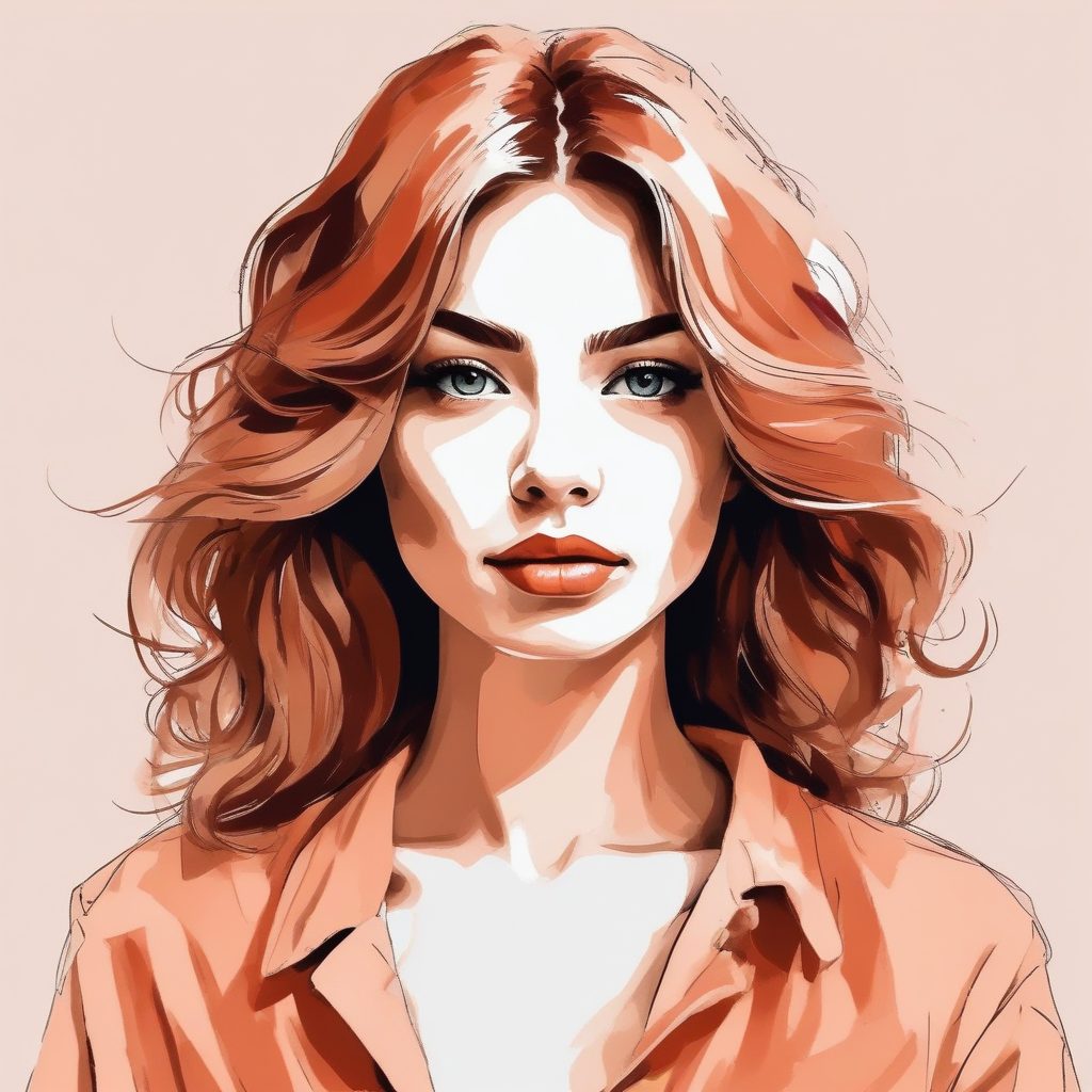 🖌️极简厚涂油画质感！手绘肖像的高级表现力