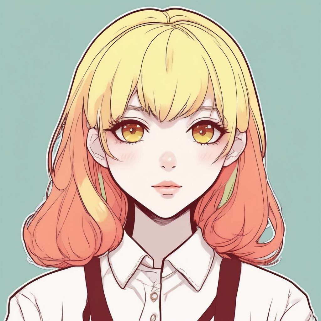 🇺🇸 美式复古粗轮廓贴纸风格 | 极简线条下的复古潮酷头像！