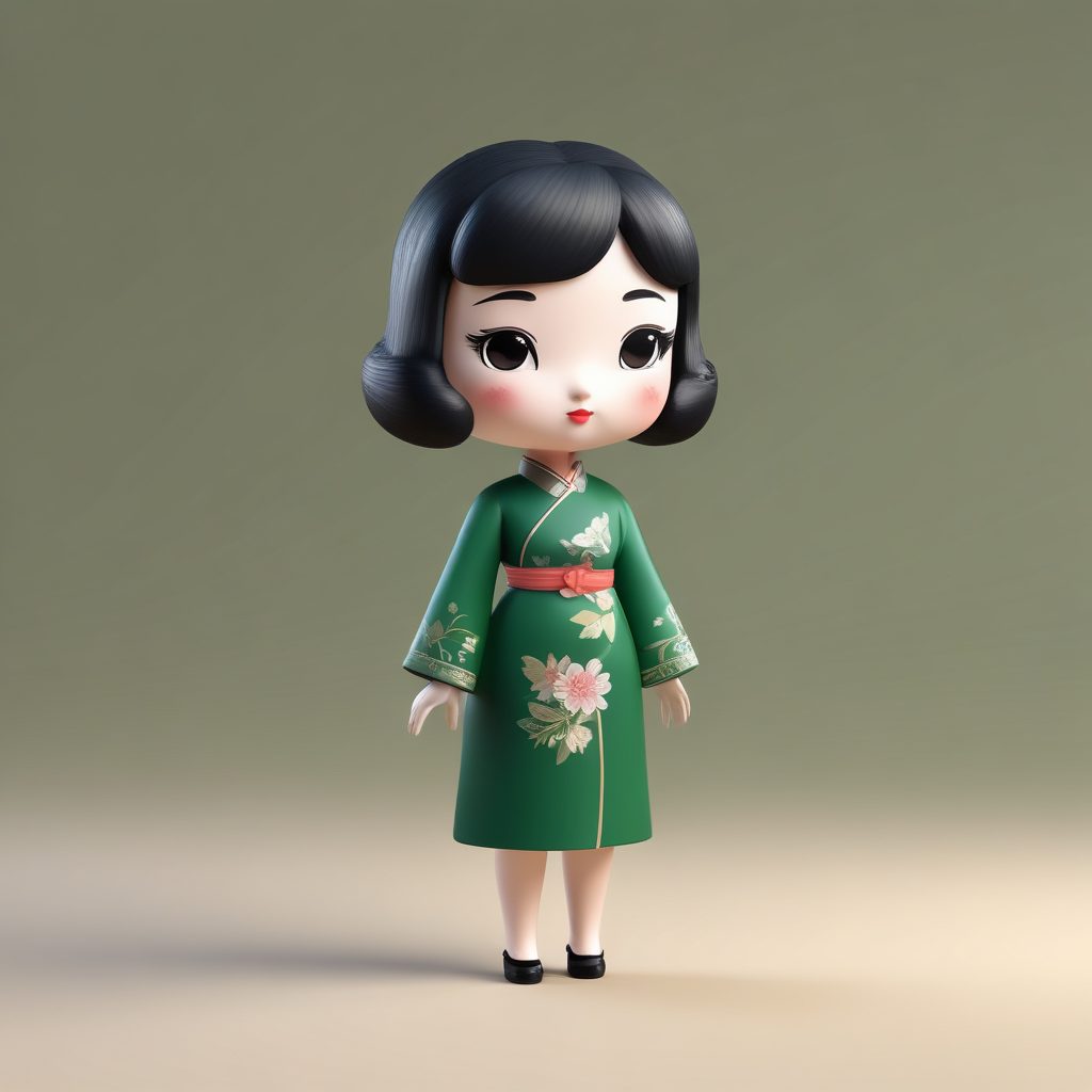 💃🏻老上海风情：Q版复古旗袍少女！优雅国风头像！