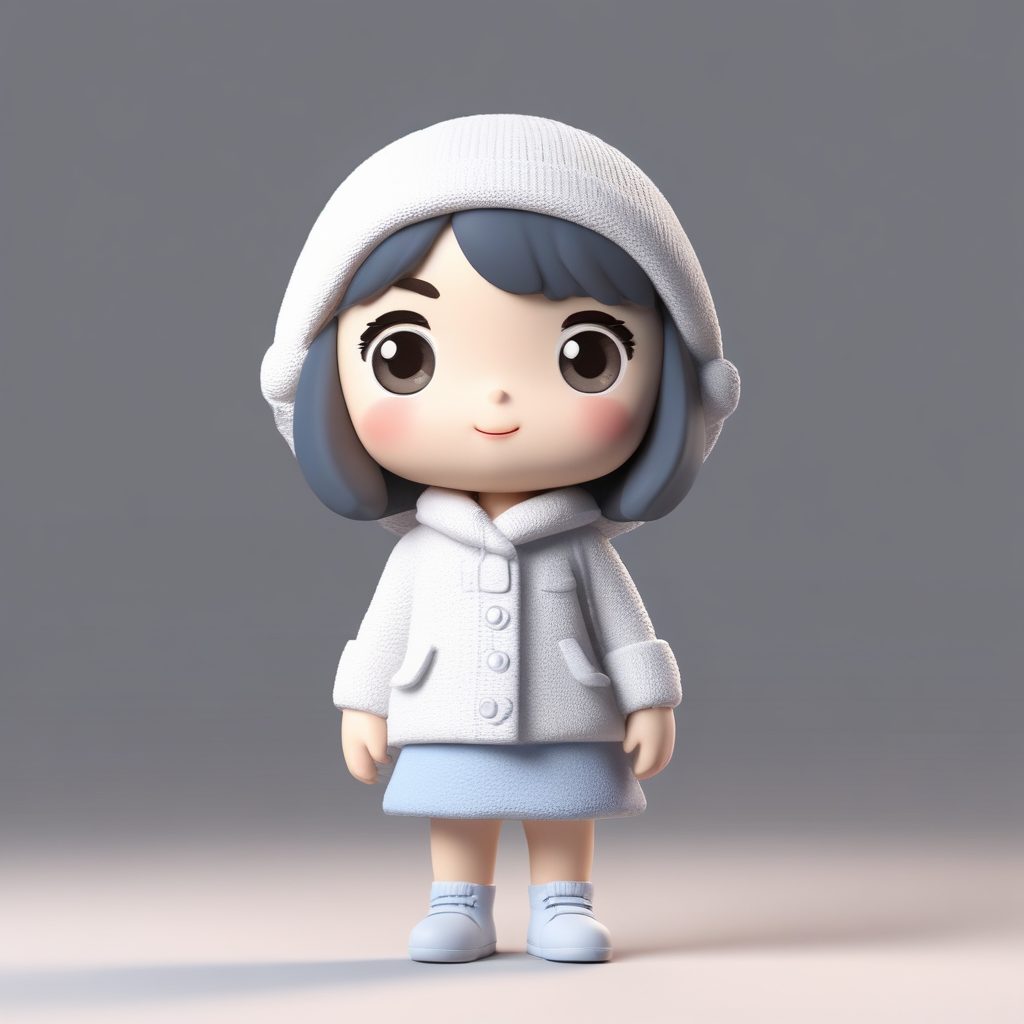 ✨治愈软萌风：3D粘土手绘感Q版！温柔系女生专属Prompt！