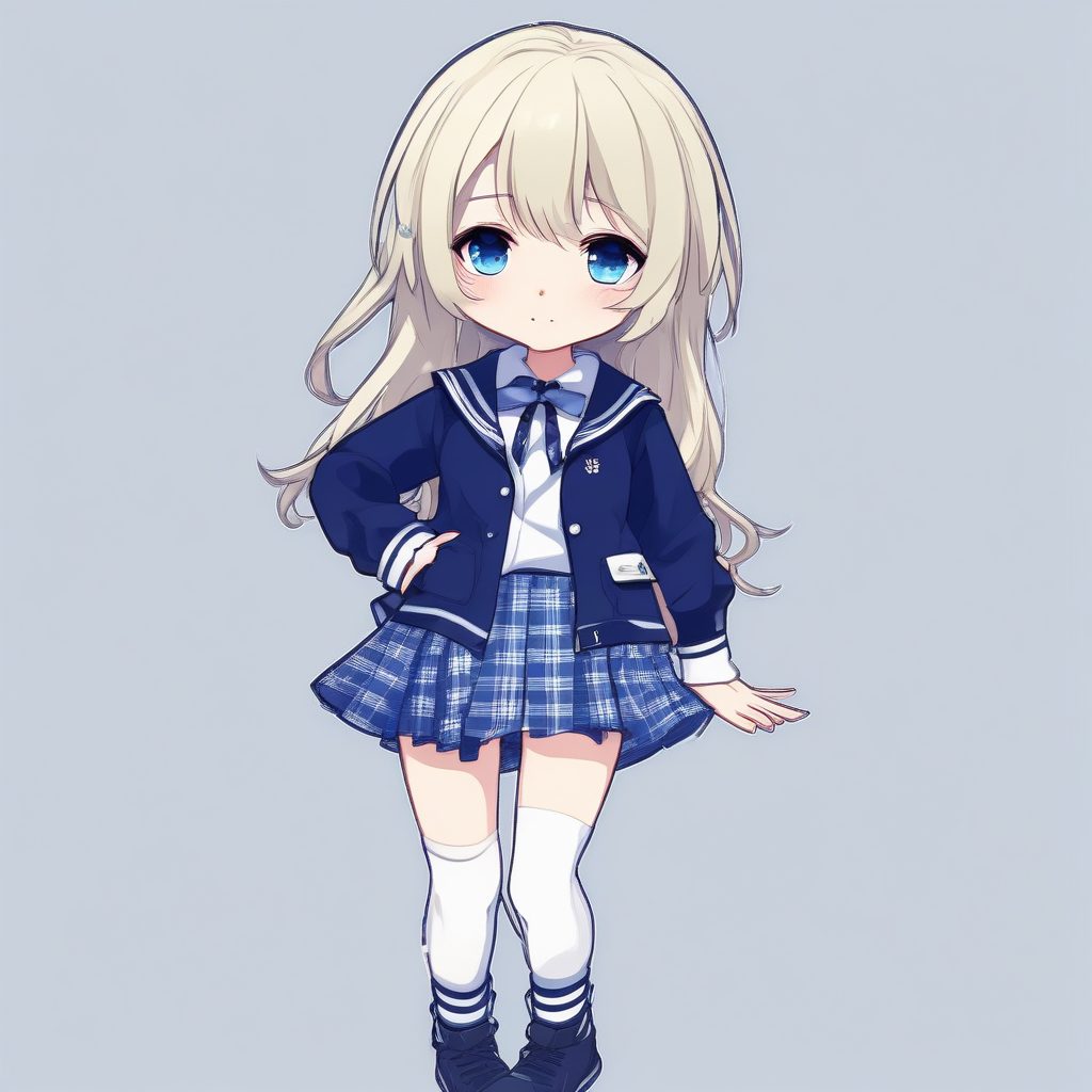 🏫日系甜妹必备！Q版JK制服少女，可爱治愈系头像生成秘籍✨