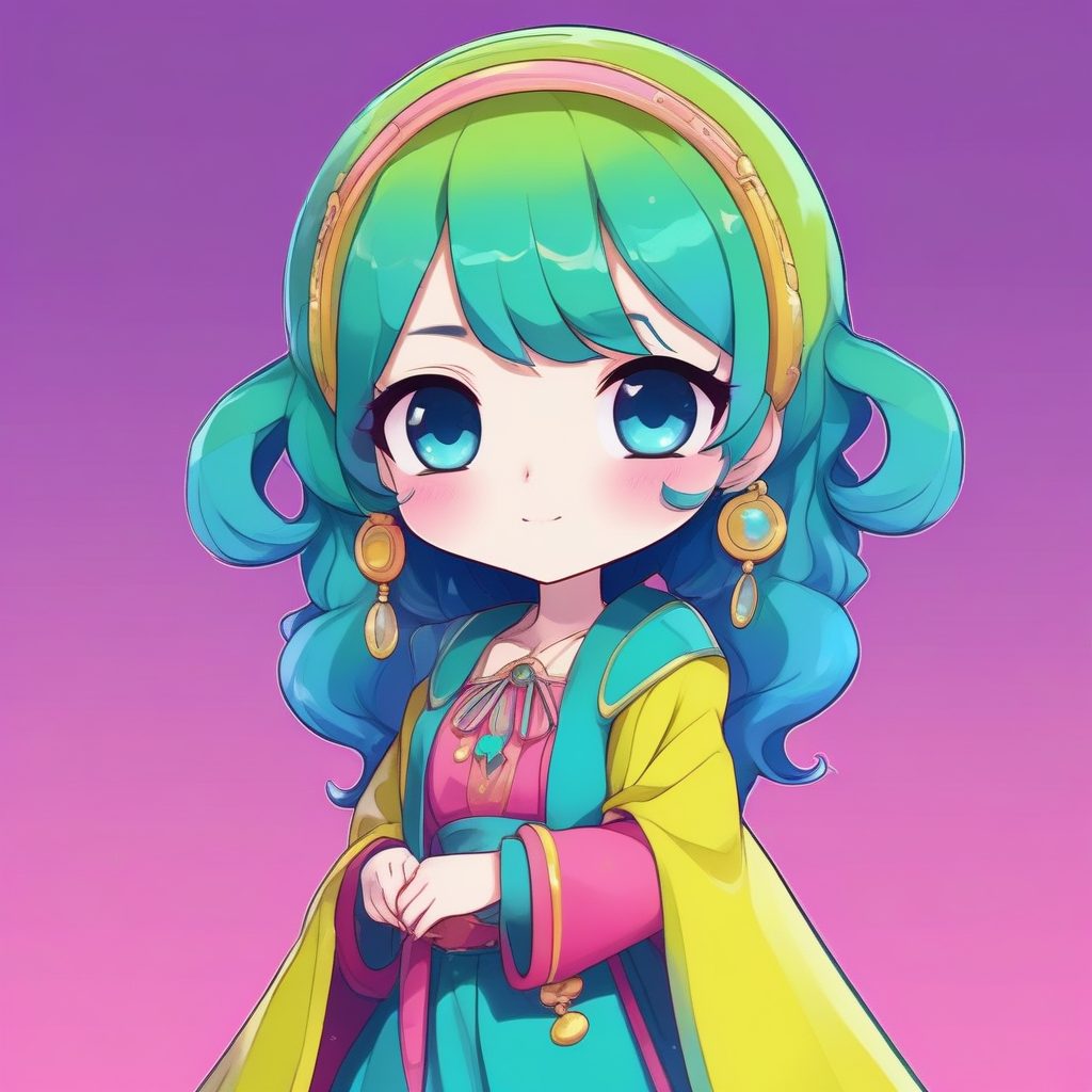 🍬糖果色系暴击！Q版多巴胺高饱和撞色风格，活力满满！