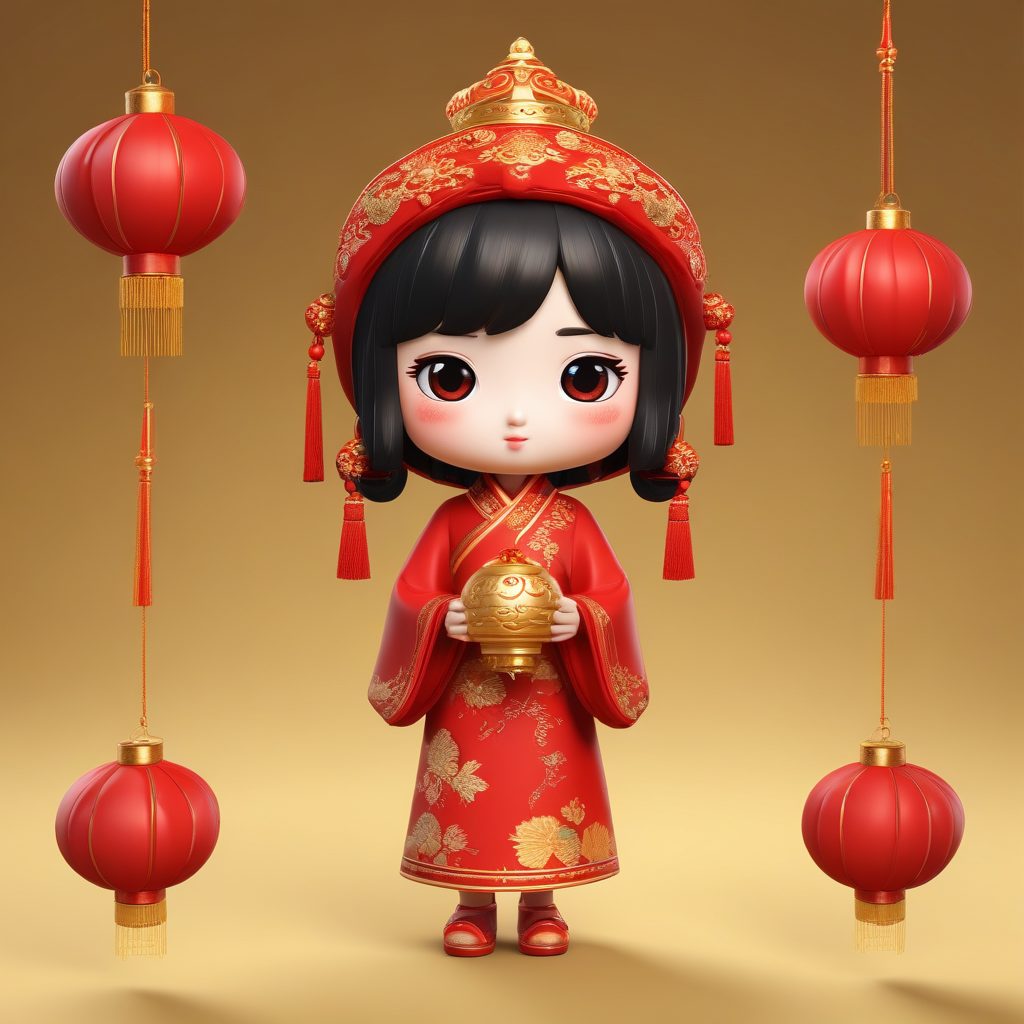 🧨新年快乐！Q版喜庆娃娃，自带福气头像（附全身提示词）