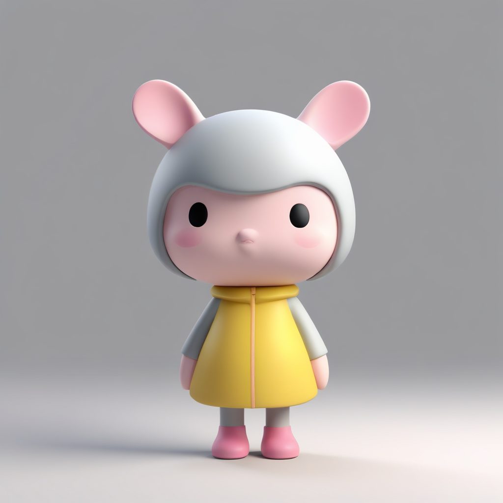 🍥3D软陶公仔天花板！极简治愈系盲盒头像生成！