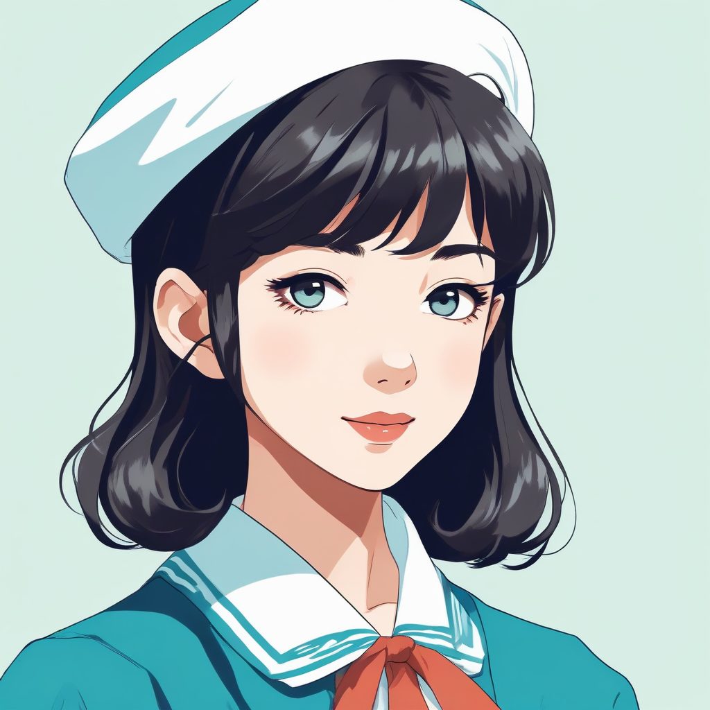 💧清新治愈！透明水彩感极简动漫肖像,学生党快收藏！