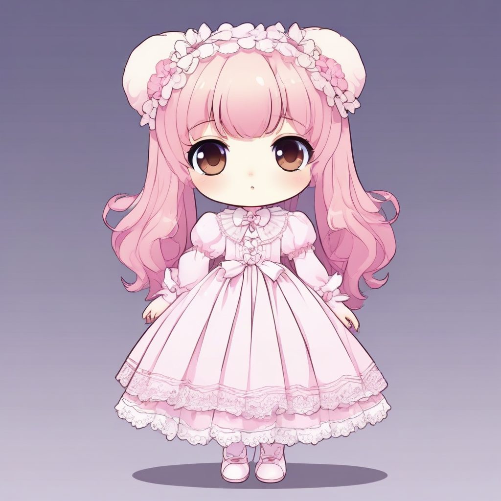 🎀甜心暴击! Q版洛丽塔穿搭图鉴｜万能AI头像模板Get