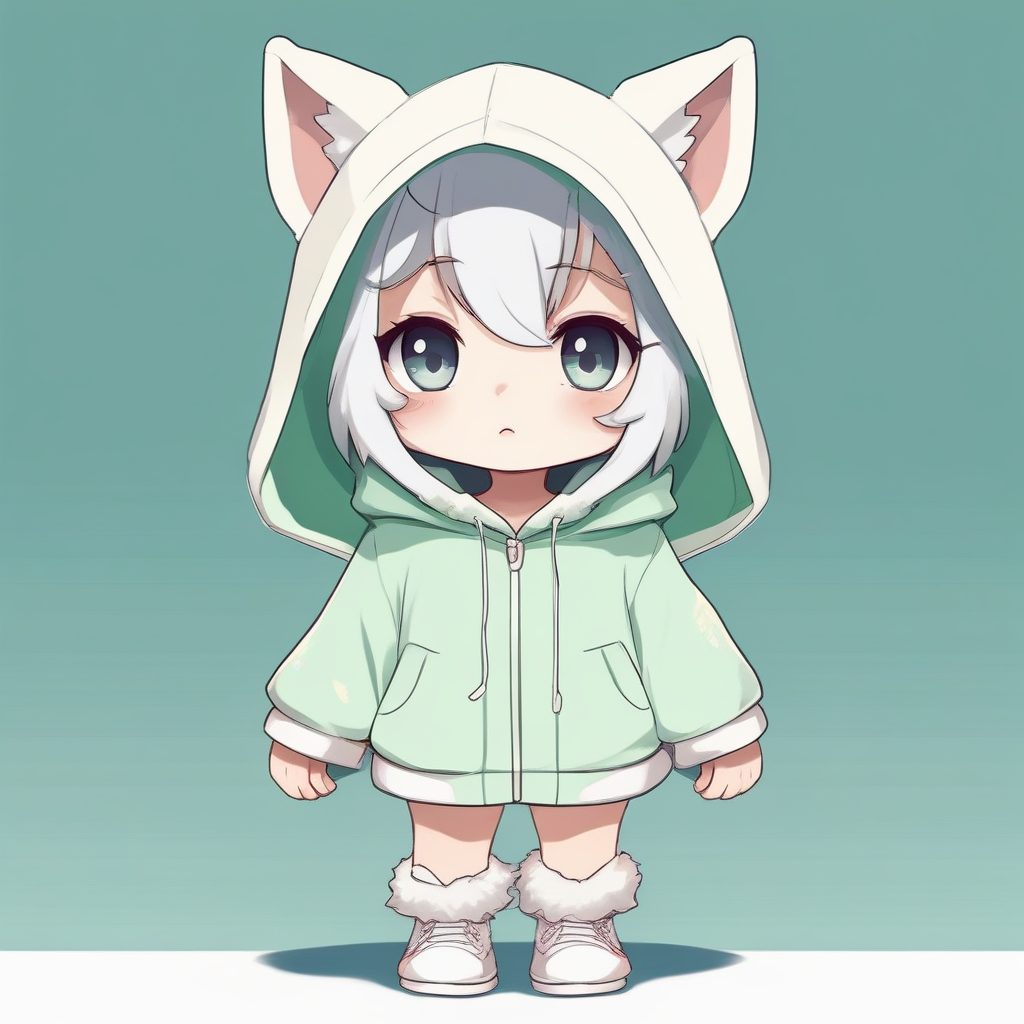 🐺软萌预警！Q版兽耳娘模版大公开！可爱到想捏脸颊