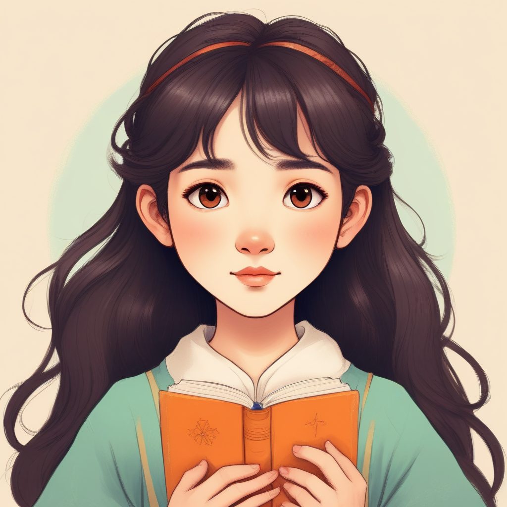 🌲宫崎骏治愈系：温暖故事书风格手绘肖像，纯净美好！