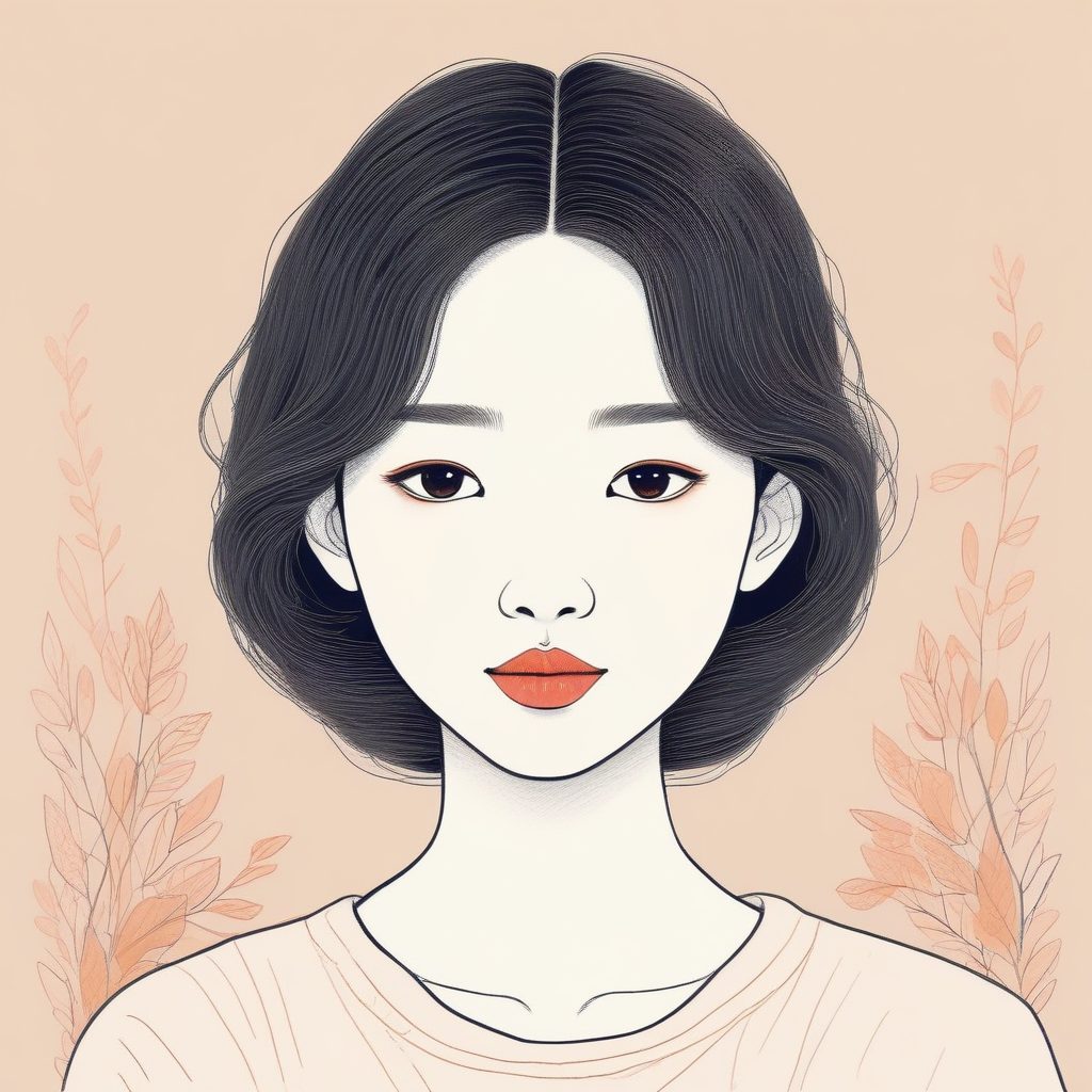 💛韩系随手涂鸦风：极简搞怪肖像，超有设计感！