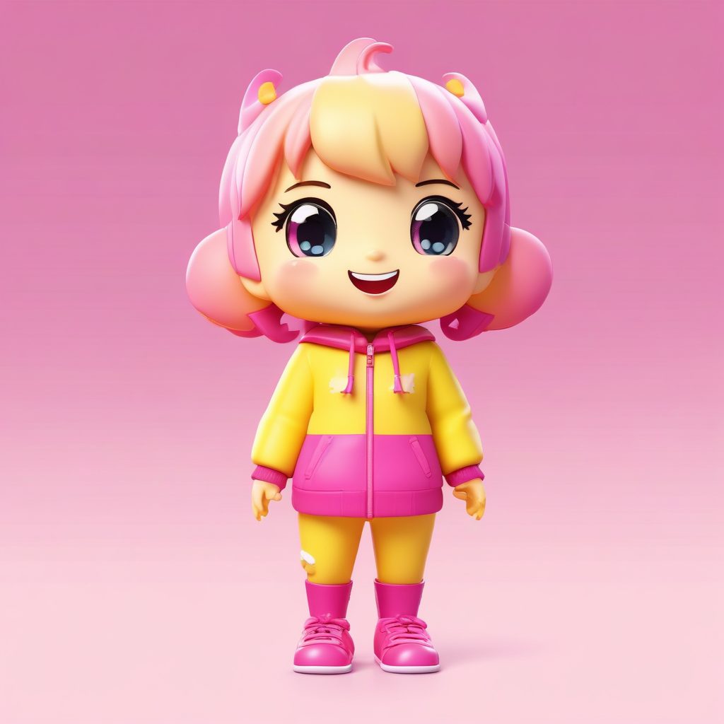 🍭多巴胺高饱和撞色Q版：活力满分的糖果盲盒！