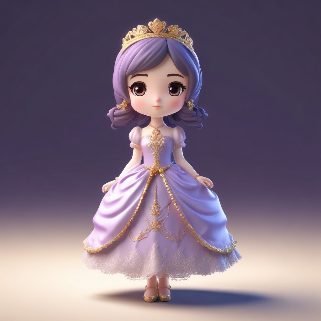 👑 Q版在逃公主：迪士尼童话风盲盒建模太绝了！🏰