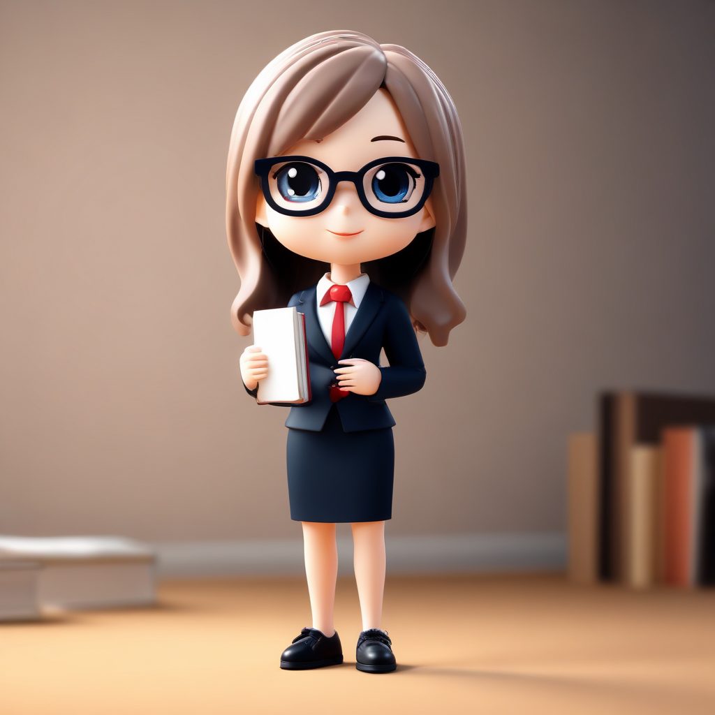 📚校园感拉满！Q版女教师盲盒公仔，知性又可爱！