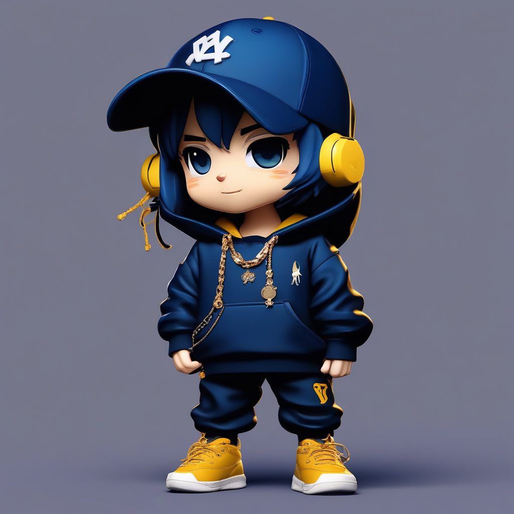 🎤B-boy嘻哈风Q版！Oversize卫衣与反戴棒球帽的炸街穿搭！