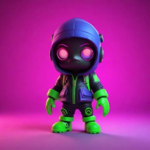 ☣️ 生化危机Q版锐舞！超前卫酸性设计，3D盲盒潮玩风！