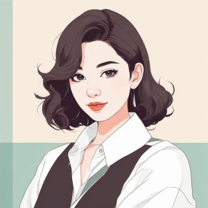 📐 矢量扁平化鲜明色块动漫头像 | 极简线条的高级表达！